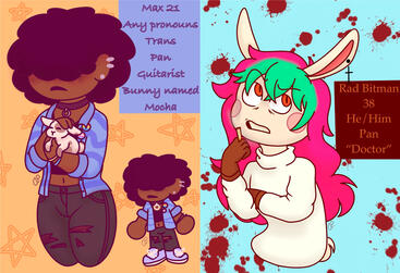 Max and Rad, Two older OCs