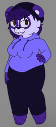 Panda fursona, Old college project